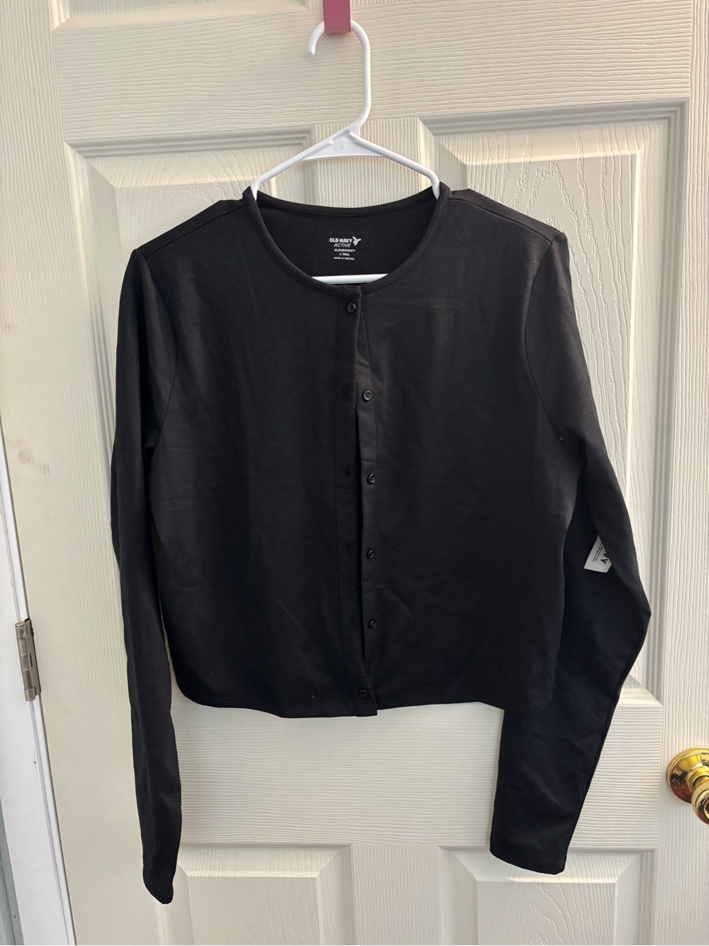 Old Navy Women's Black Button-Front Cardigan Jacket NWT